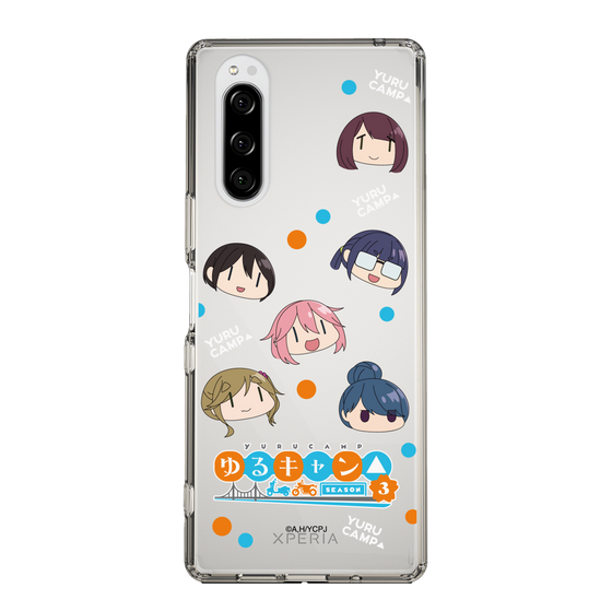 スリムプロテクションケース［ 『ゆるキャン△ SEASON3』- SNSアイコン ］
