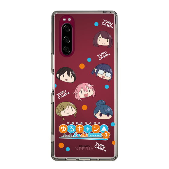 スリムプロテクションケース［ 『ゆるキャン△ SEASON3』- SNSアイコン ］