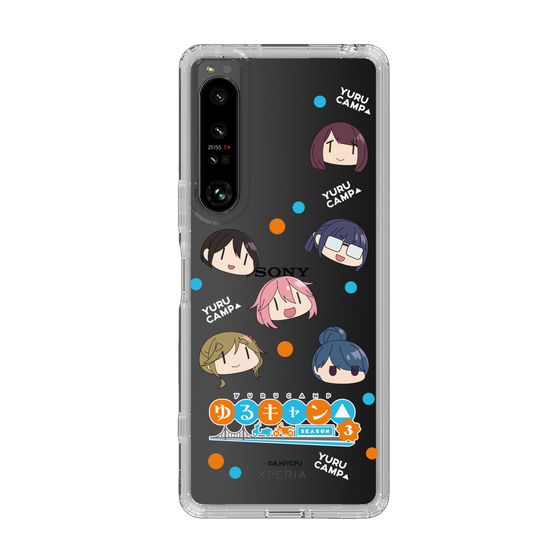 スリムプロテクションケース［ 『ゆるキャン△ SEASON3』- SNSアイコン ］