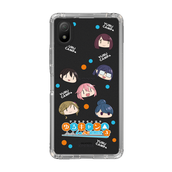 スリムプロテクションケース［ 『ゆるキャン△ SEASON3』- SNSアイコン ］