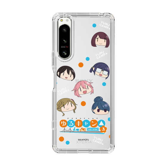 スリムプロテクションケース［ 『ゆるキャン△ SEASON3』- SNSアイコン ］