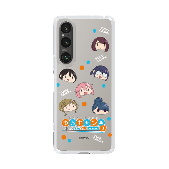 スリムプロテクションケース［ 『ゆるキャン△ SEASON3』- SNSアイコン ］