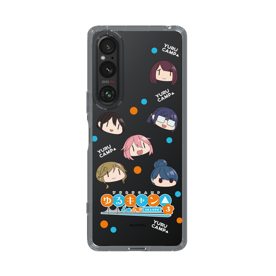 スリムプロテクションケース［ 『ゆるキャン△ SEASON3』- SNSアイコン ］