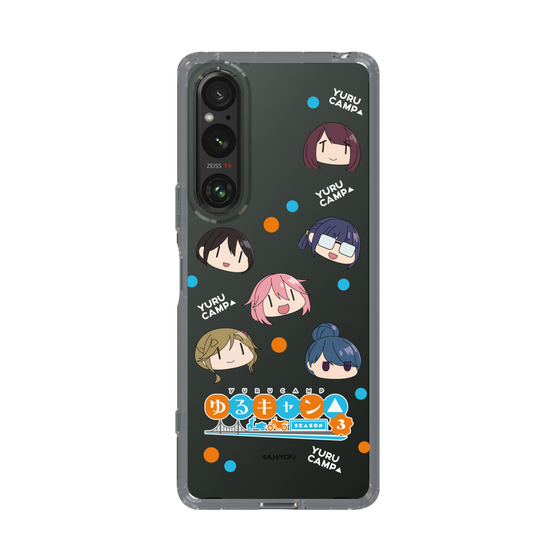 スリムプロテクションケース［ 『ゆるキャン△ SEASON3』- SNSアイコン ］