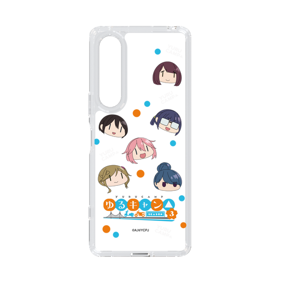 スリムプロテクションケース［ 『ゆるキャン△ SEASON3』- SNSアイコン ］