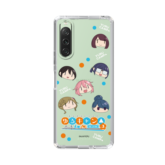 スリムプロテクションケース［ 『ゆるキャン△ SEASON3』- SNSアイコン ］