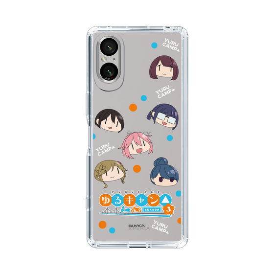 スリムプロテクションケース［ 『ゆるキャン△ SEASON3』- SNSアイコン ］