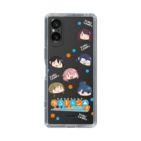 スリムプロテクションケース［ 『ゆるキャン△ SEASON3』- SNSアイコン ］