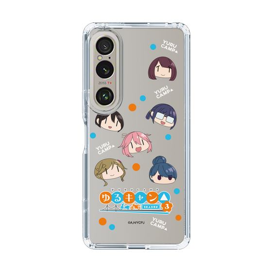 スリムプロテクションケース［ 『ゆるキャン△ SEASON3』- SNSアイコン ］