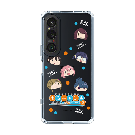 スリムプロテクションケース［ 『ゆるキャン△ SEASON3』- SNSアイコン ］