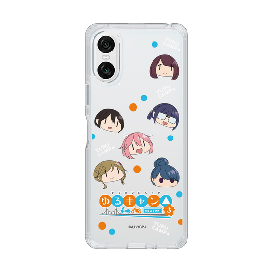 スリムプロテクションケース［ 『ゆるキャン△ SEASON3』- SNSアイコン ］