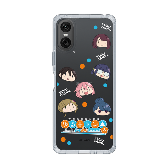 スリムプロテクションケース［ 『ゆるキャン△ SEASON3』- SNSアイコン ］