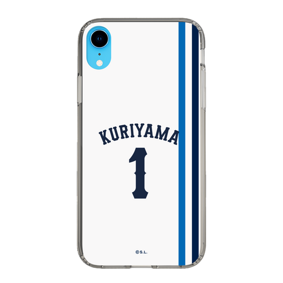 スリムプロテクションケース［ 埼玉西武ライオンズ- #1 KURIYAMA - ホーム ］