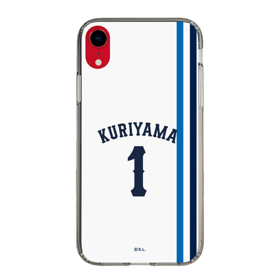 スリムプロテクションケース［ 埼玉西武ライオンズ- #1 KURIYAMA - ホーム ］