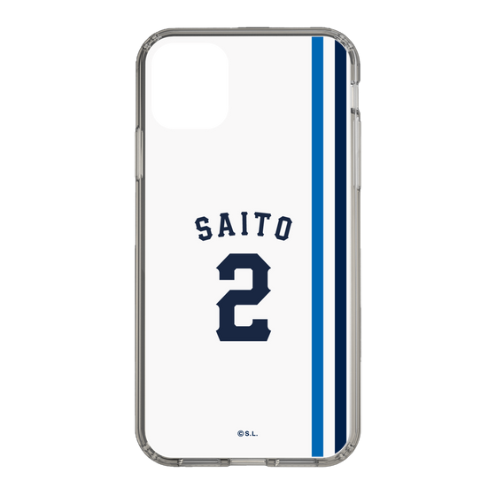 スリムプロテクションケース［ 埼玉西武ライオンズ- #2 SAITO - ホーム ］