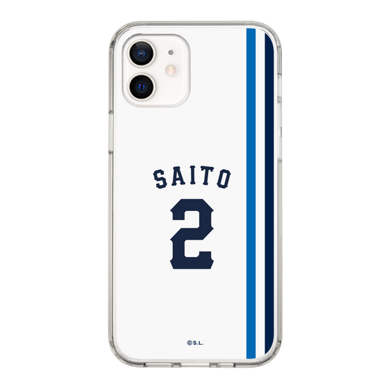 スリムプロテクションケース［ 埼玉西武ライオンズ- #2 SAITO - ホーム ］