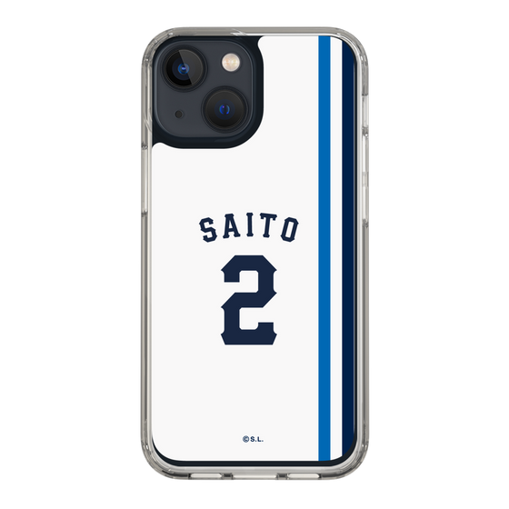 スリムプロテクションケース［ 埼玉西武ライオンズ- #2 SAITO - ホーム ］