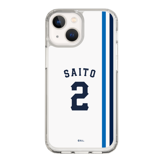スリムプロテクションケース［ 埼玉西武ライオンズ- #2 SAITO - ホーム ］