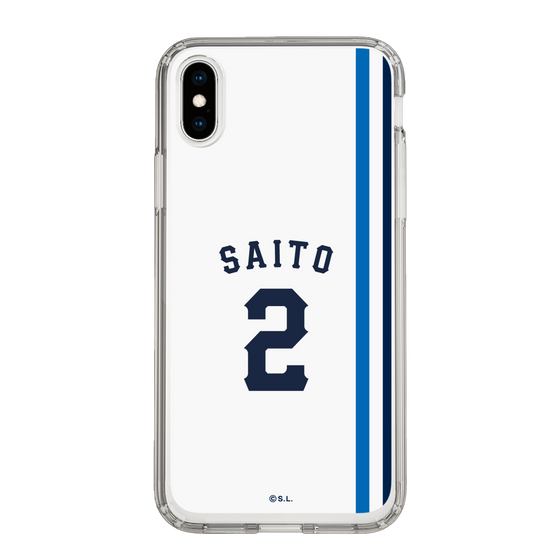 スリムプロテクションケース［ 埼玉西武ライオンズ- #2 SAITO - ホーム ］