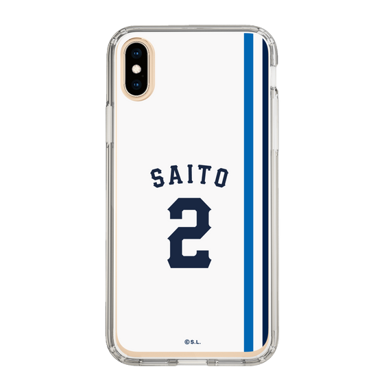 スリムプロテクションケース［ 埼玉西武ライオンズ- #2 SAITO - ホーム ］