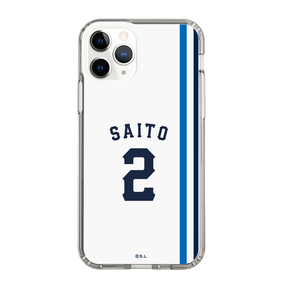 スリムプロテクションケース［ 埼玉西武ライオンズ- #2 SAITO - ホーム ］