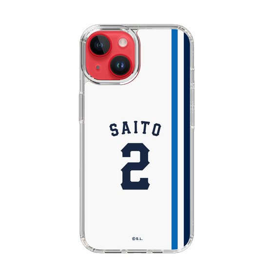 スリムプロテクションケース［ 埼玉西武ライオンズ- #2 SAITO - ホーム ］