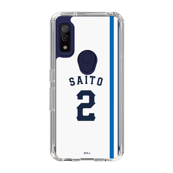 スリムプロテクションケース［ 埼玉西武ライオンズ- #2 SAITO - ホーム ］