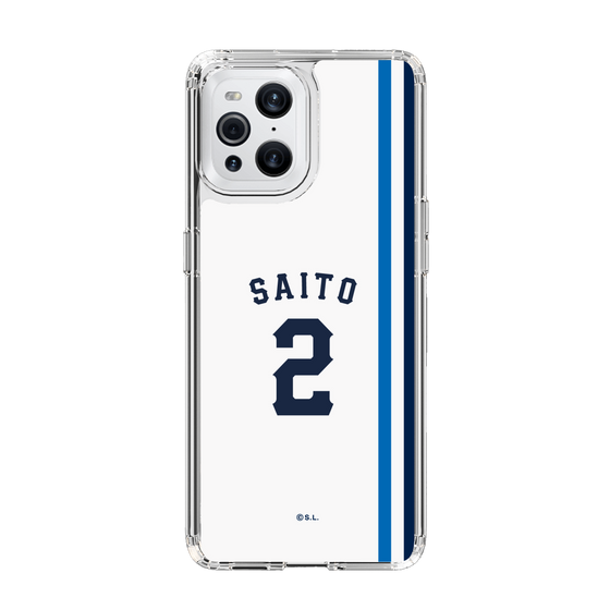 スリムプロテクションケース［ 埼玉西武ライオンズ- #2 SAITO - ホーム ］