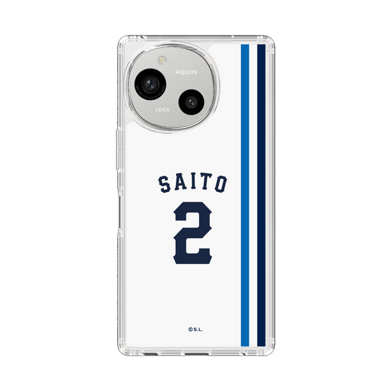 スリムプロテクションケース［ 埼玉西武ライオンズ- #2 SAITO - ホーム ］