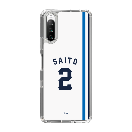 スリムプロテクションケース［ 埼玉西武ライオンズ- #2 SAITO - ホーム ］