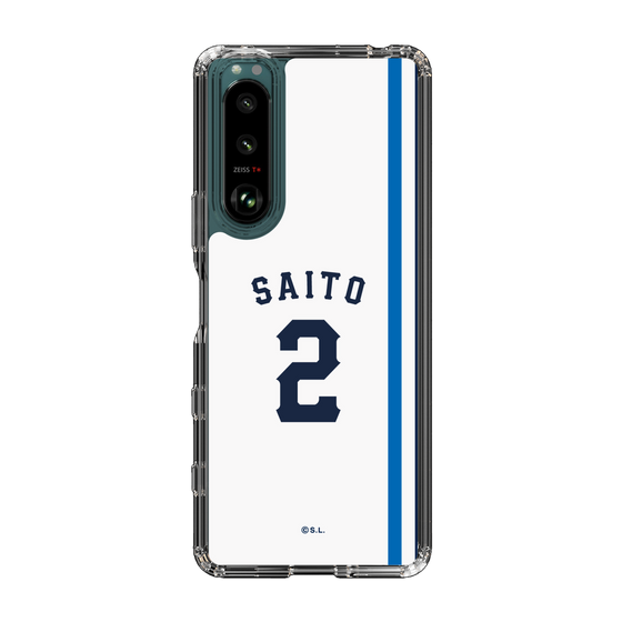 スリムプロテクションケース［ 埼玉西武ライオンズ- #2 SAITO - ホーム ］