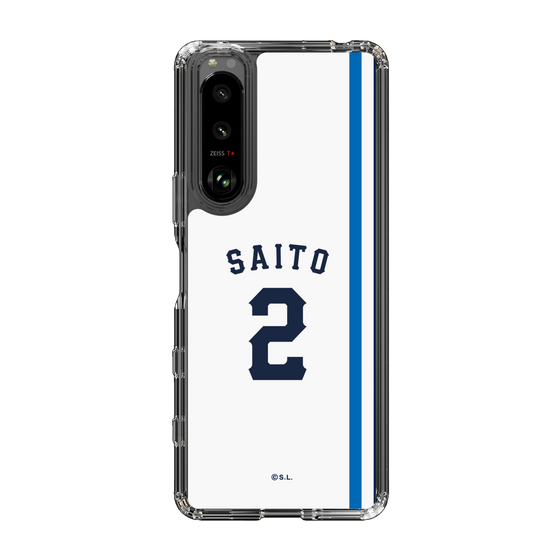 スリムプロテクションケース［ 埼玉西武ライオンズ- #2 SAITO - ホーム ］