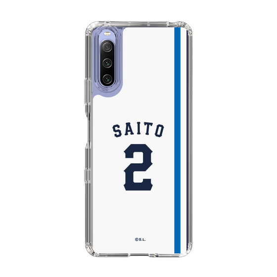 スリムプロテクションケース［ 埼玉西武ライオンズ- #2 SAITO - ホーム ］