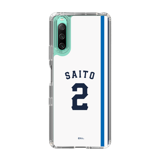 スリムプロテクションケース［ 埼玉西武ライオンズ- #2 SAITO - ホーム ］