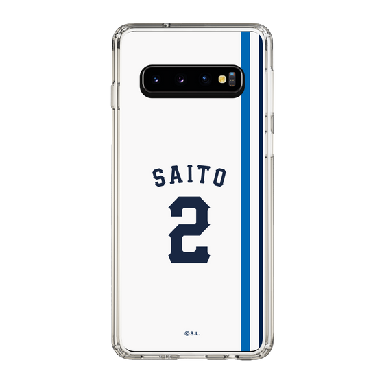 スリムプロテクションケース［ 埼玉西武ライオンズ- #2 SAITO - ホーム ］