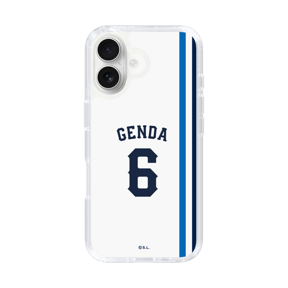 スリムプロテクションケース［ 埼玉西武ライオンズ- #6 GENDA - ホーム ］
