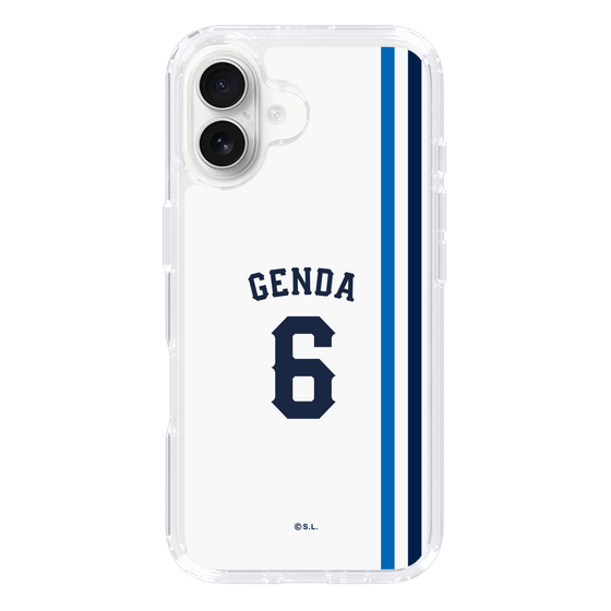 スリムプロテクションケース［ 埼玉西武ライオンズ- #6 GENDA - ホーム ］