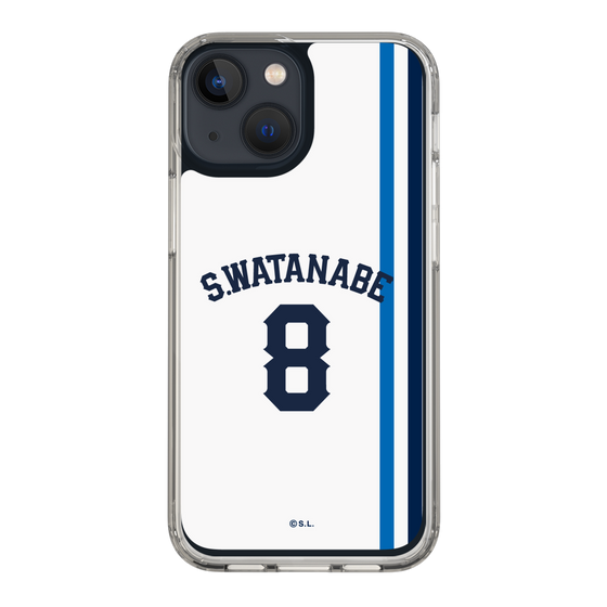 スリムプロテクションケース［ 埼玉西武ライオンズ- #8 WATANABE - ホーム ］