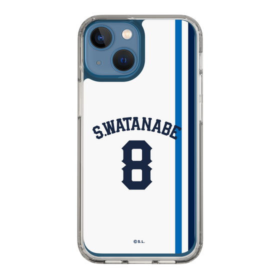 スリムプロテクションケース［ 埼玉西武ライオンズ- #8 WATANABE - ホーム ］