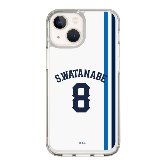 スリムプロテクションケース［ 埼玉西武ライオンズ- #8 WATANABE - ホーム ］
