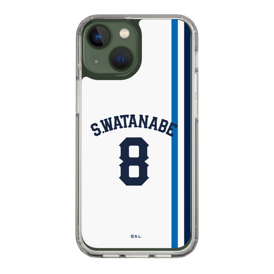 スリムプロテクションケース［ 埼玉西武ライオンズ- #8 WATANABE - ホーム ］
