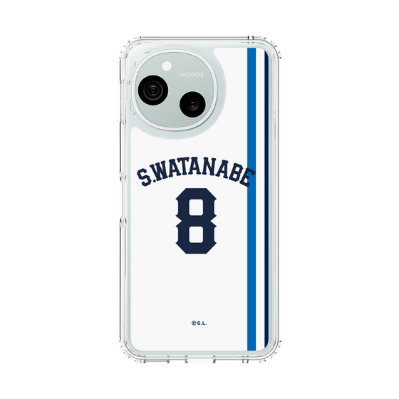 スリムプロテクションケース［ 埼玉西武ライオンズ- #8 WATANABE - ホーム ］