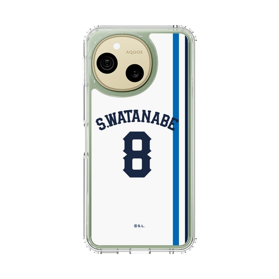 スリムプロテクションケース［ 埼玉西武ライオンズ- #8 WATANABE - ホーム ］
