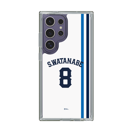スリムプロテクションケース［ 埼玉西武ライオンズ- #8 WATANABE - ホーム ］