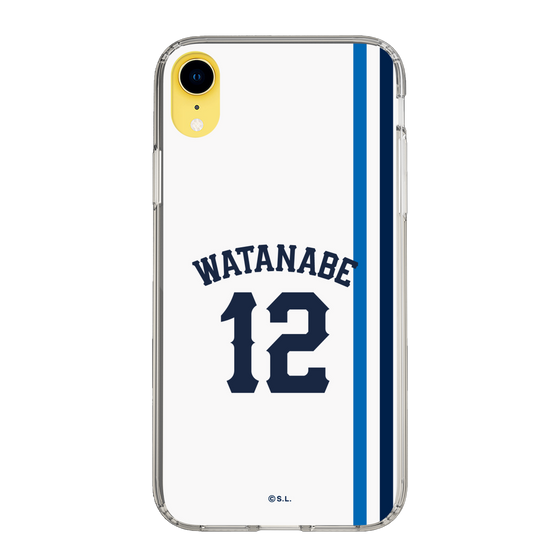 スリムプロテクションケース［ 埼玉西武ライオンズ- #12 WATANABE - ホーム ］