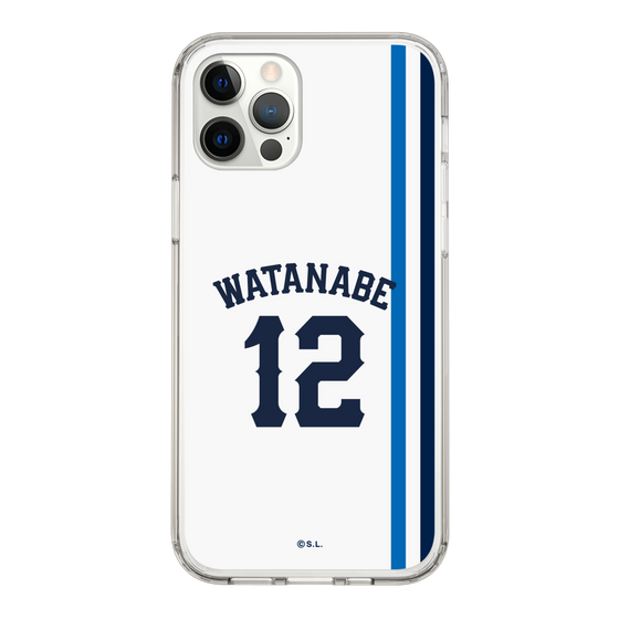 スリムプロテクションケース［ 埼玉西武ライオンズ- #12 WATANABE - ホーム ］