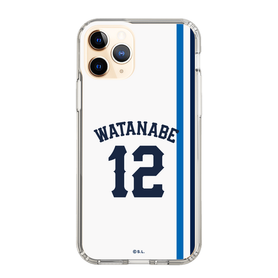 スリムプロテクションケース［ 埼玉西武ライオンズ- #12 WATANABE - ホーム ］