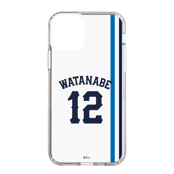 スリムプロテクションケース［ 埼玉西武ライオンズ- #12 WATANABE - ホーム ］