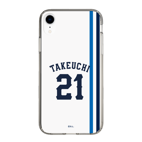 スリムプロテクションケース［ 埼玉西武ライオンズ- #21 TAKEUCHI - ホーム ］