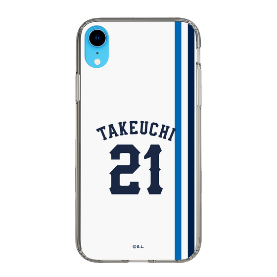 スリムプロテクションケース［ 埼玉西武ライオンズ- #21 TAKEUCHI - ホーム ］